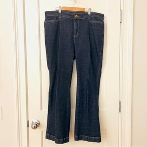 Dark Wash Trouser Jean - Talbots